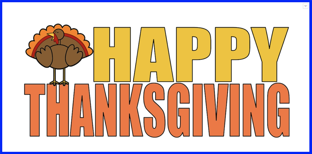 Thanksgiving Break 11/2327